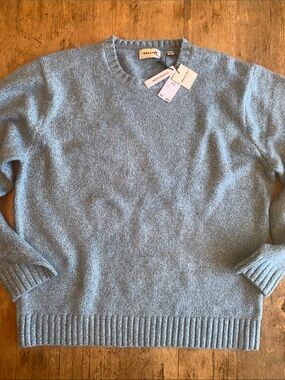 Industry Men’s Crewneck Sweater in Powder Blue - XXL